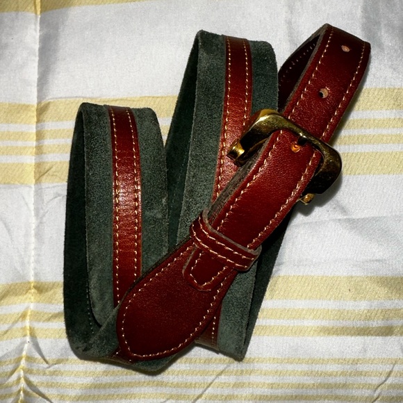 Loewe Accessories - LOEWE SUEDE & LEATHER BELT